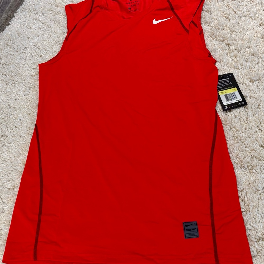 Nike Dri-FIT Red Athletic Tank